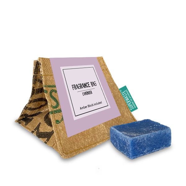 Lavendel - Duftsäckchen mit Bernstein - Fairtrade Upcycling