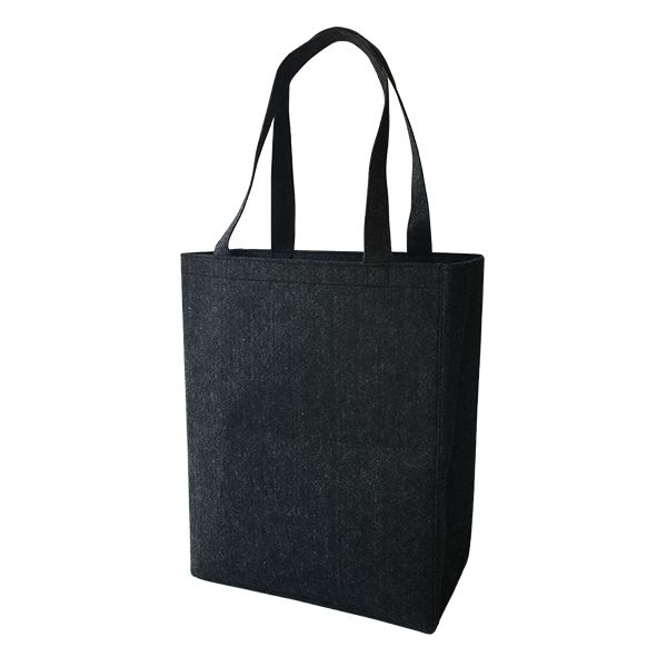 Recycelte PET Shoulder bag / Schulter-Tasche schwarz- upcycling - Fairtrade