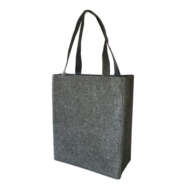 Recycelte PET Shoulder bag / Schulter-Tasche grau - upcycling - Fairtrade